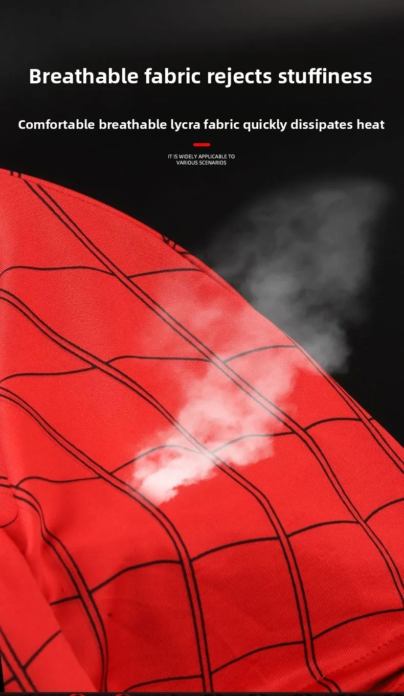 Auf Lager: Miles Spider-Man 1:1 Maßstab Elektronische Maske mit Beweglichem Ring-Controller, Cosplay-Spielzeug, Geschenk für Jungen – Detail 5