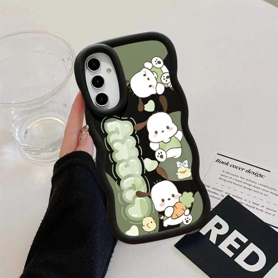 Sanrio Pochacco Phone Case for Samsung Galaxy A21s A22 A23 A25 A24 A32 A33 A34 A35 A51 A52 A53 A54 A55 A73 4G 5G Soft Cover - náhled 6