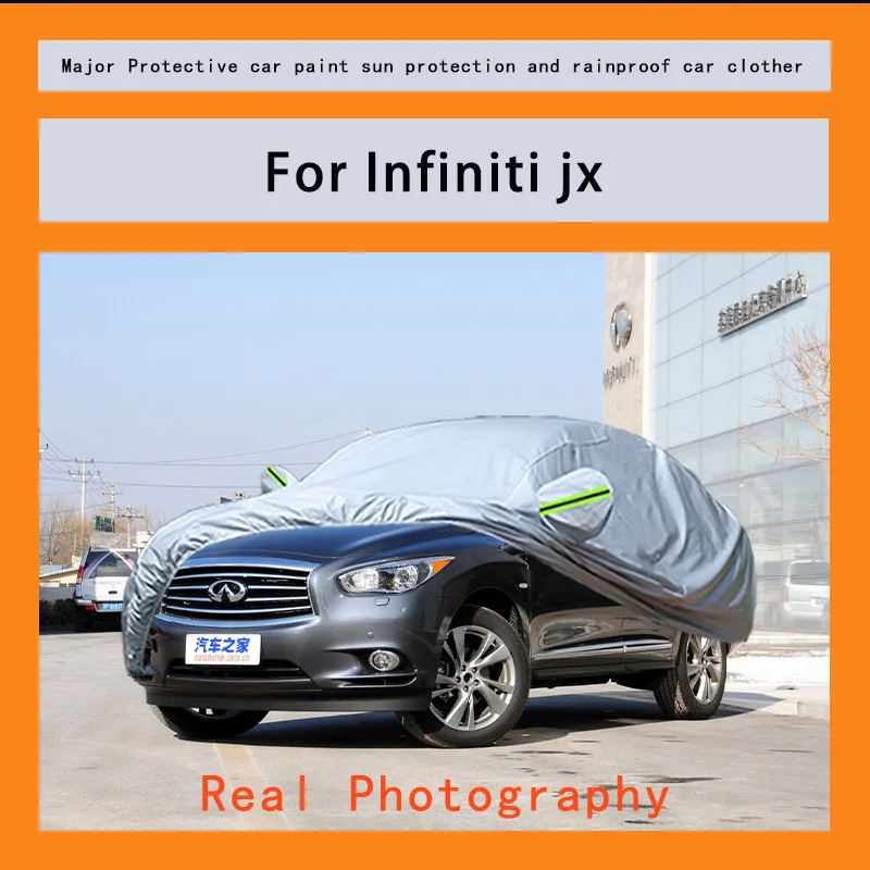 

﻿﻿For lnfiniti jx Car Covers Outdoor Waterproof Dustproof Sun Rain Snow Protection Thick Oxford Cloth Full Outer Cover
