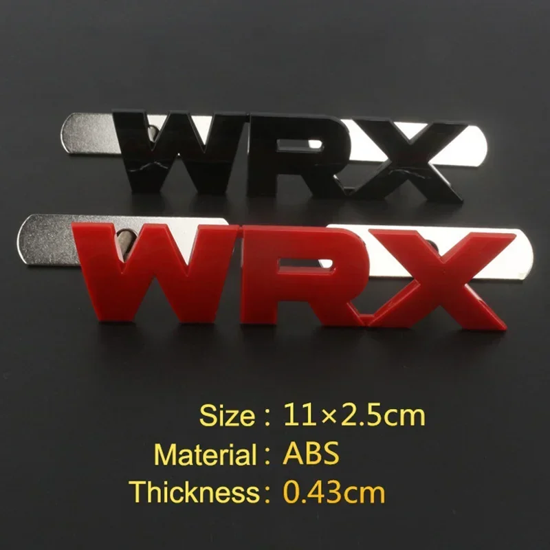 3D nouvelle calandre de voiture emblème pour Subaru WRX Logo XV STI FORESTER IMPREZA LEGACY OUTBACK Auto carrosserie queue coffre Badge autocollants