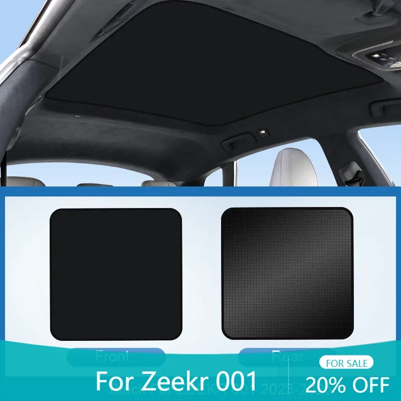 

Car Ice Crystal Sunroof Sunshade Skylight Roof Heat Insulation Shading Interior Auto Accessory For ZEEKR 001 2023-2025