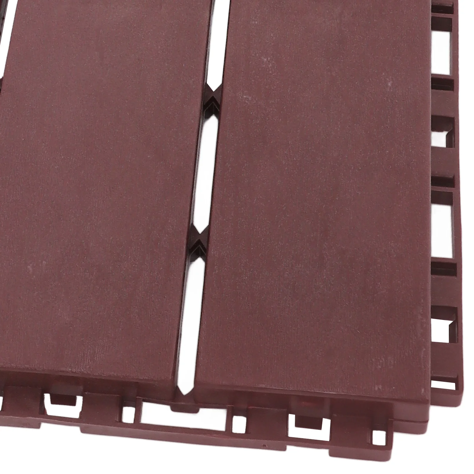 6 قطعة أرضيات بلاستيكية خارجية متشابكة بلاط سطح السفينة فناء شرفة أرضية الحمام تغطي بلاط مضاد للانزلاق للحديقة