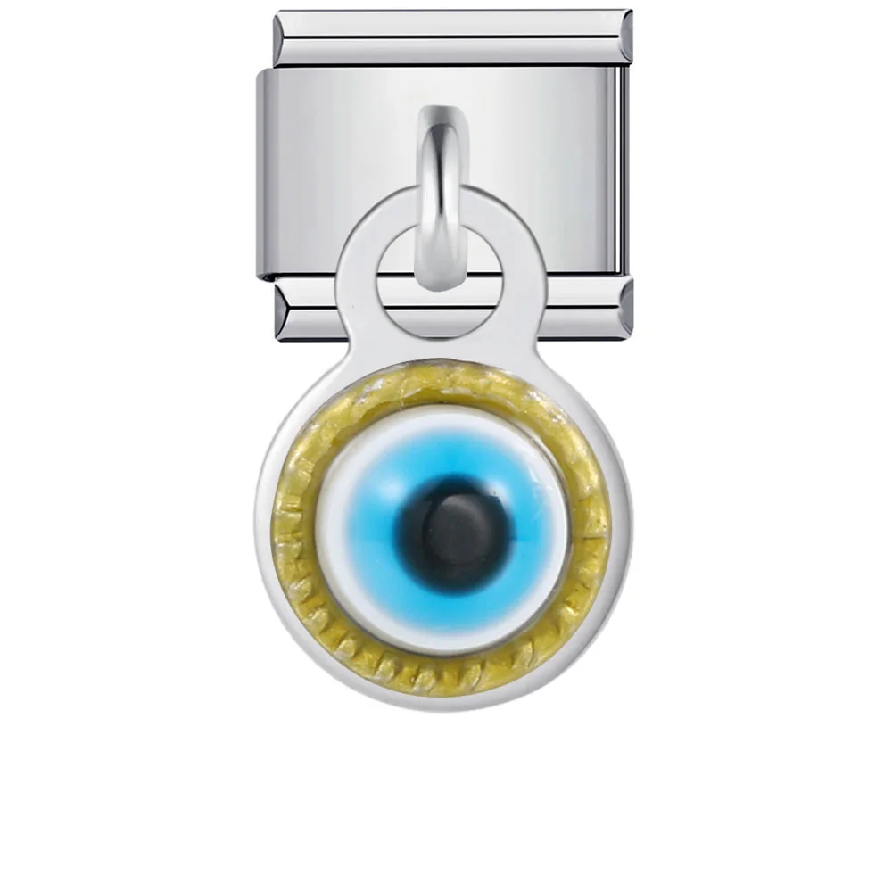 Neuer Modischer Glasierter Blumen-Stern-Herz-Katzen-Anhänger, Italienische Glieder, Charm für 9mm Edelstahl-Armband, Schmuck zum Selbermachen – Detail 5
