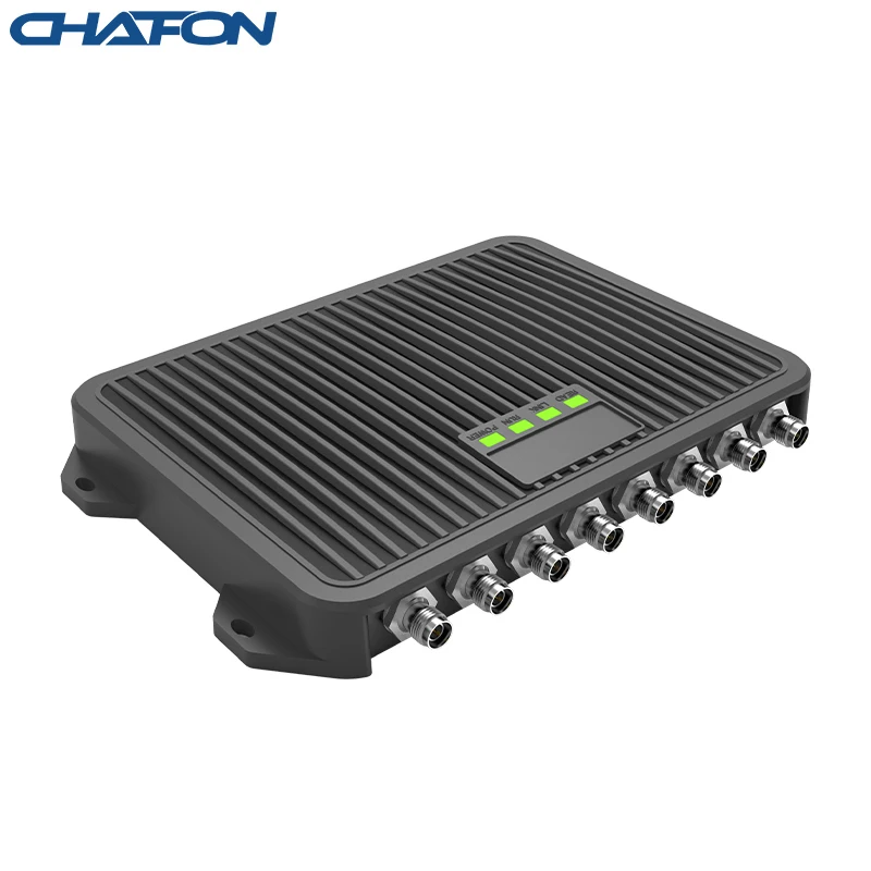 شافون CF801 8-Port Impinj E710 Chip UHF قارئات بطاقات التحكم في الوصول RFID الثابتة مع بروتوكول TCP/IP تردد 860-960 ميجا هرتز #2