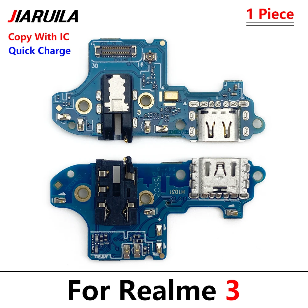 10Pcs，USB Dock Connector Charging Port Flex Cable For Oppo Realme 7 6 6i 5 5i 3 Pro C11 C20 C25 Charger Board With Mic Module