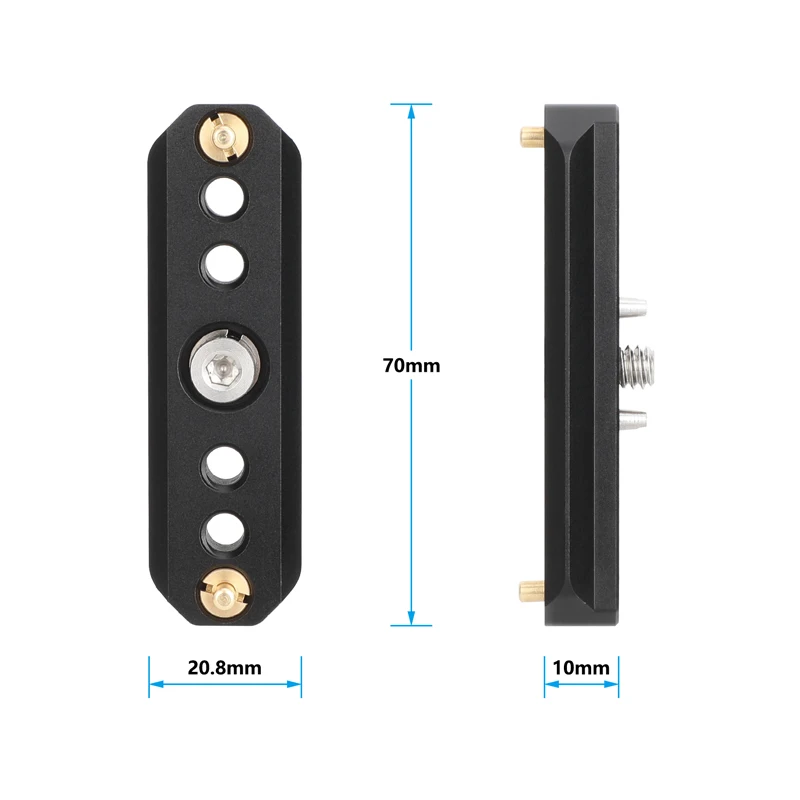 CAMVATE Quick Release NATO Safety Rail with 1/4inch ARRI-Style Anti-Twist Screw Mout Camera Nato Rail For Sony Canon Accessories