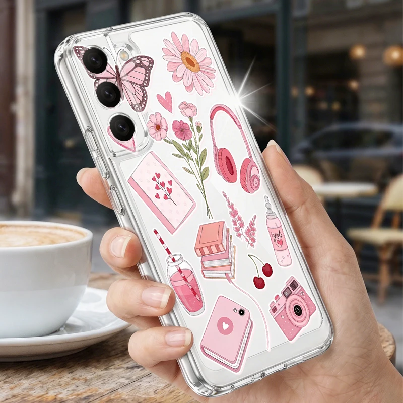Colorful Buttons Blocks Case For Samsung S26 S25 Ultra S24 Plus S22 S23 S21 FE A54 A15 A35 A55 A16 A36 A56 A17 A37 A57 5G Cover