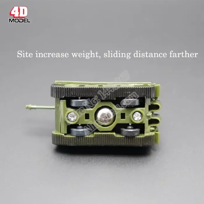 4pcs/set 4D Sand Table Plastic Tiger Tanks World War II Germany Panther Tank 1:144 Scale Finished Model Toy