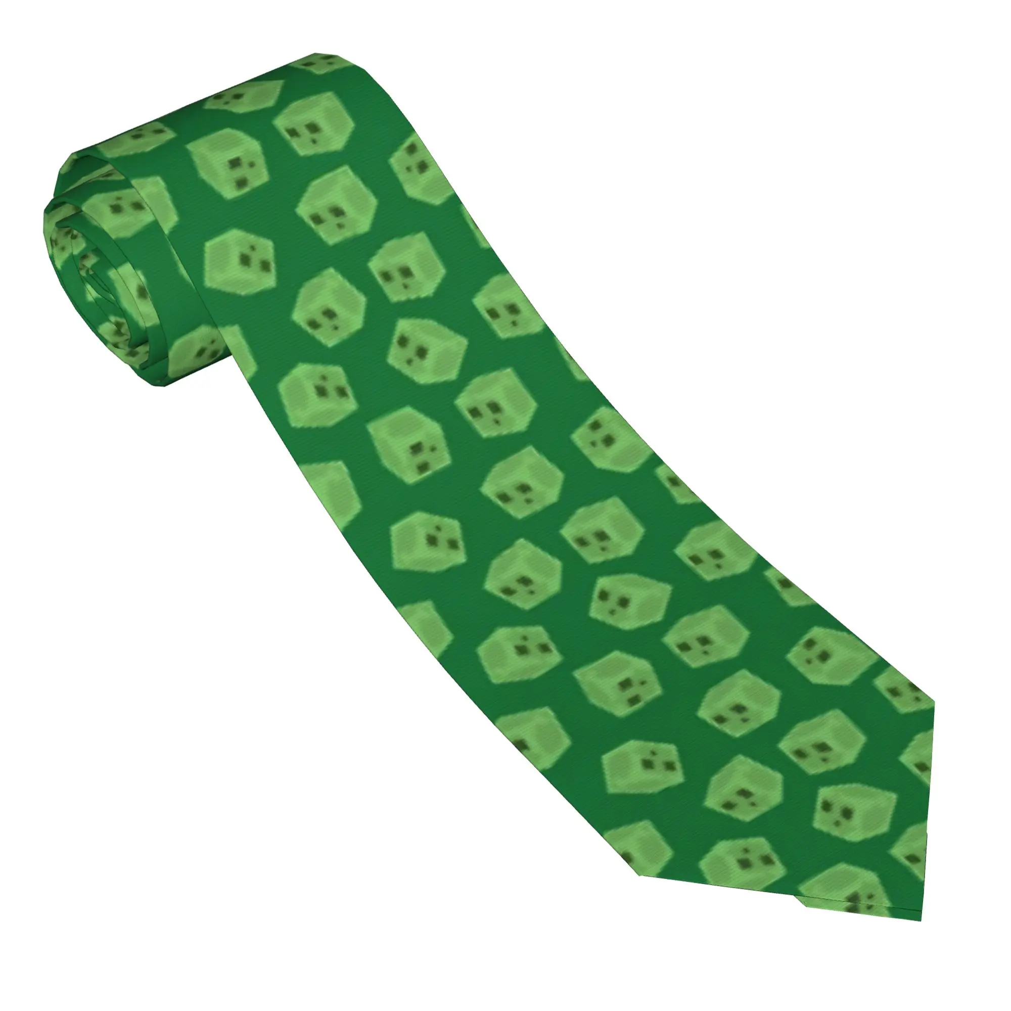 Creepers Slime Pattern Texture Necktie Men Fashion 8 cm Narrow Neck Tie for Men Accessories Cravat Wedding Accessories  Business