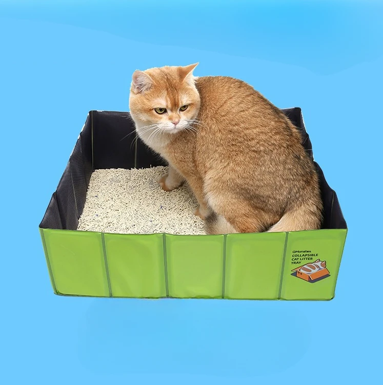 

Portable Litter Box Folding Large Car Cat Toilet