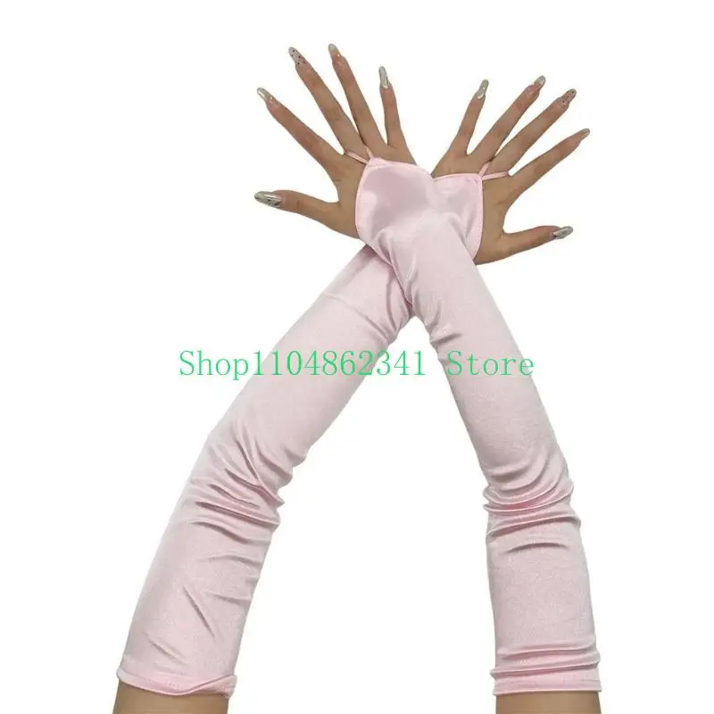 

5asd Вечерние перчатки с атласом для оперных выпускных вечеров для женщин и девочек Тематический мюзикл 1920-х годов для оперных