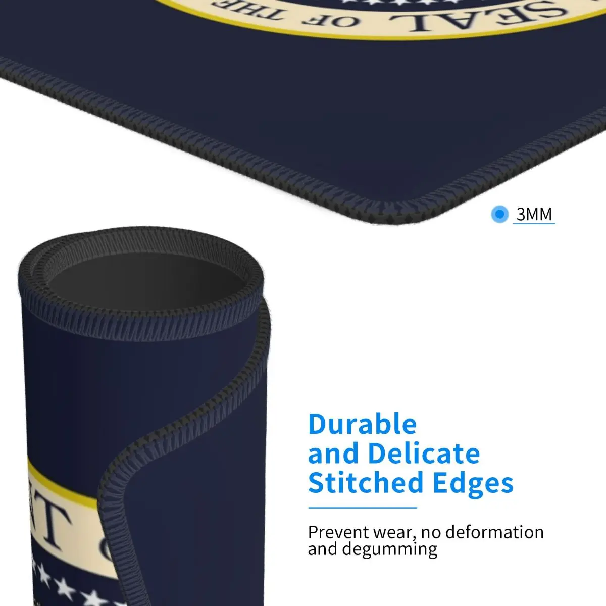 ختم رئيس الولايات المتحدة ماوس الوسادة الكمبيوتر لوحة المفاتيح الماوس حصيرة ألعاب الكمبيوتر المحمول حصيرة مكتب الجدول الحصير #5