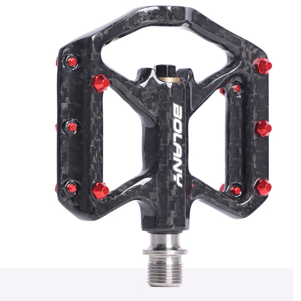 Ultralight Carbon Fiber Bicycle Pedals Non-Slip Road Bike MTB 3 Bearing Carbon Bike Pedal Road Bicycle Accessories