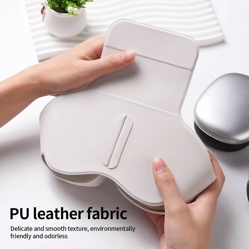 Soft Leather Headphone Protective Sleeve Compatible With Apple AirPods Max Over-Ear Headset Dustproof Anti-Scratch Cover