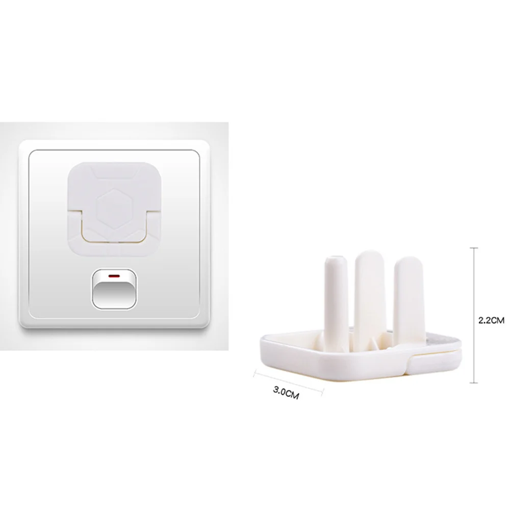 

50Pcs Baby Proof Socket Covers White Us Plug Child Safety Power Outlet Protector Home Use Electrical Protection