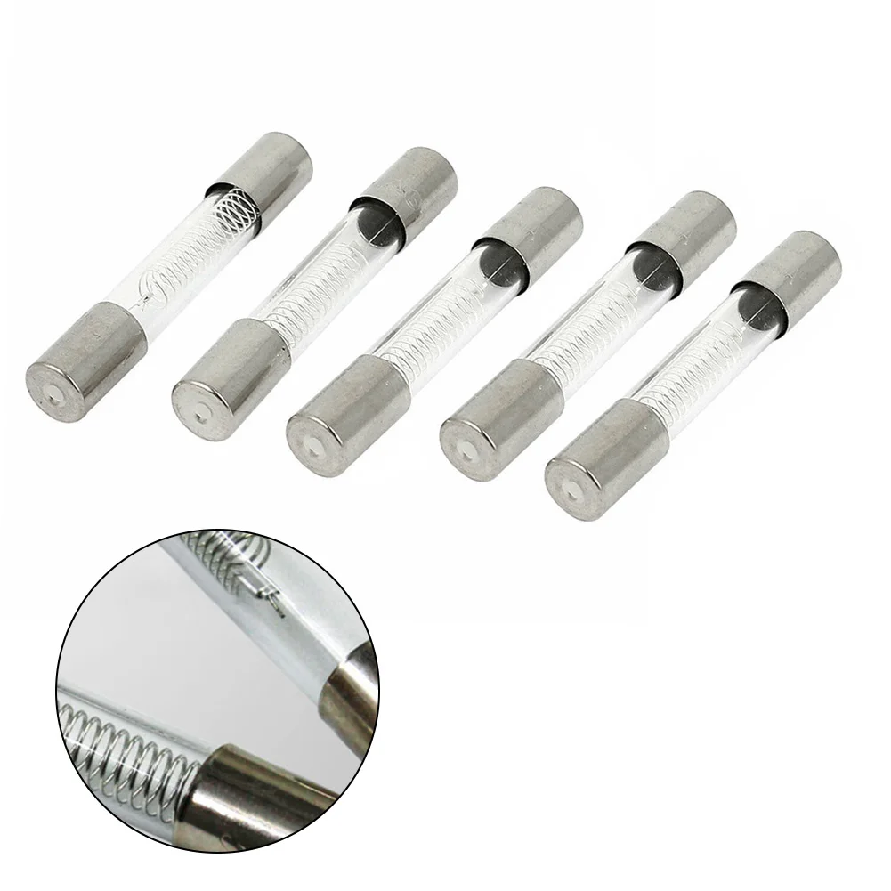 

5pcs Microwave Oven Fuse Tubes 5KV 0.8A Microwave Oven Glass Tube Fuses High Voltage 6mm X 40mm For Microwaves Ovens Parts