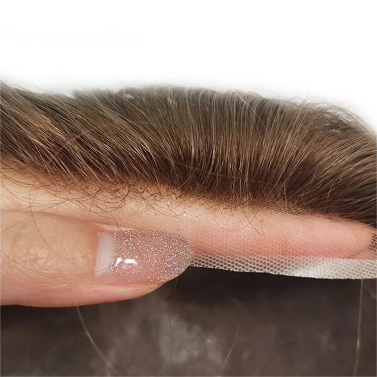 

Newtimes Hair Прочный французский парик из натуральных волос из искусственной кожи с кружевной передней частью для мужчин