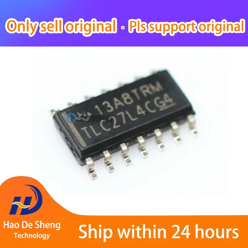 

10PCS/LOT TLC27L4CDR TLC27L4C SOP-14 Amplifier IC New Original In Stock