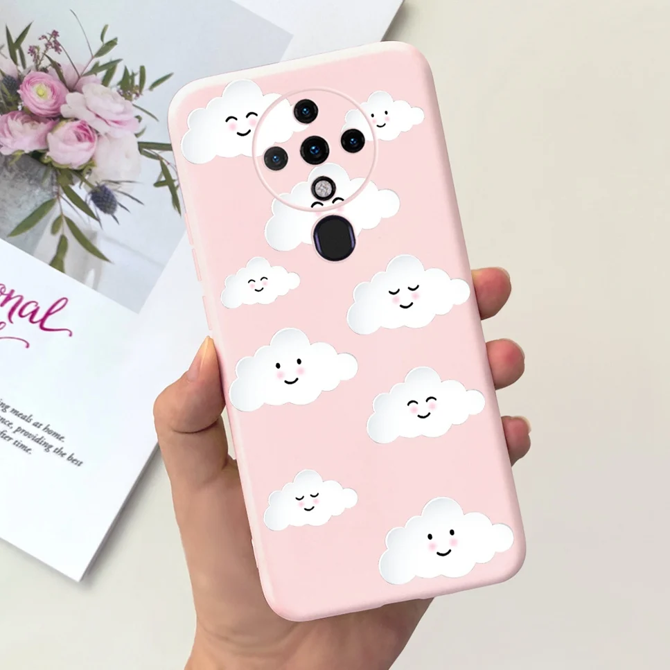 Funda de silicona suave para Tecno Spark 6, carcasa con diseño de astronauta espacial, dinosaurio, color negro y rosa, para Tecno Spark6 KE7