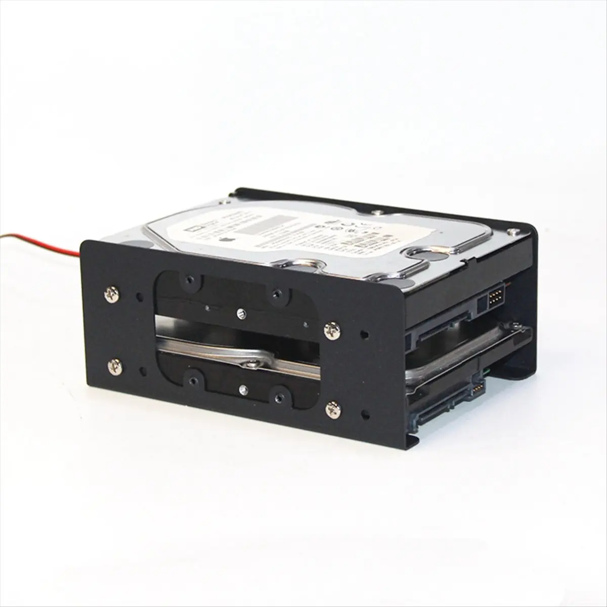 

Stable- Computer Case Built-in Hard Disk Bracket Metal 3.5Inch Hard Disk Superimposed Expansion Can Be Installed Cooling Fan