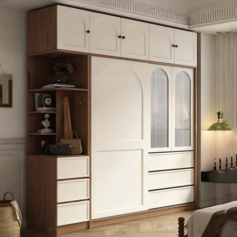 Cómoda cómoda para dormitorio, cajón moderno de lujo, muebles armables de madera, armario de tocador para mujer, diseño nórdico multifuncional