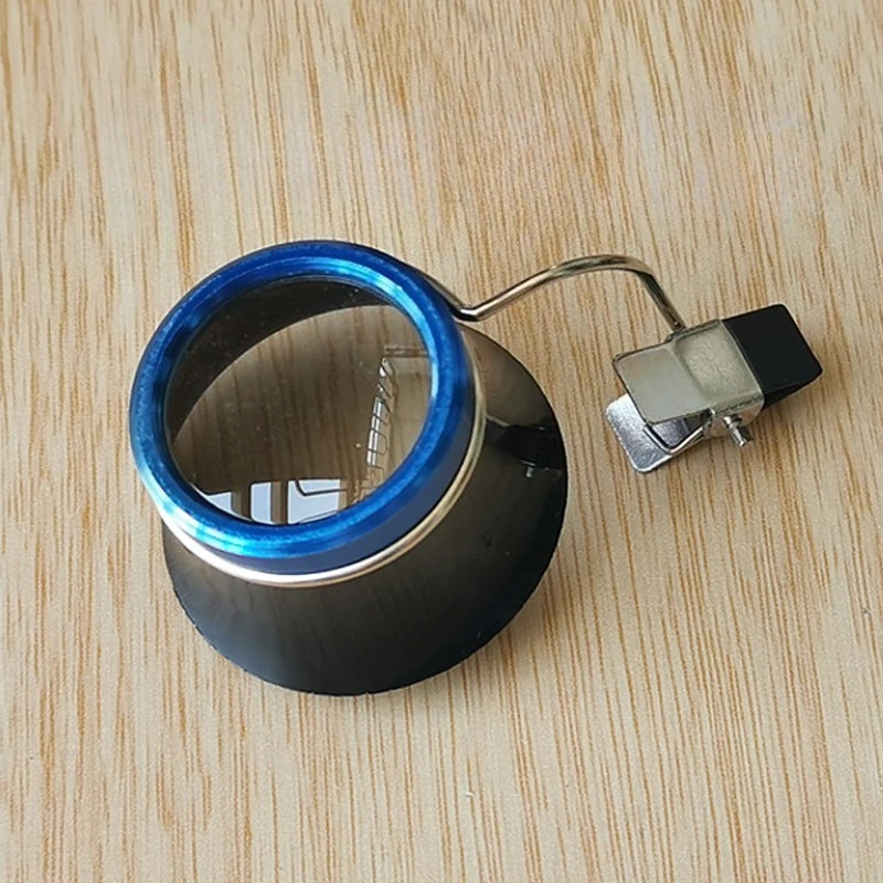 

5X 10X 20X Eyeglass Magnifier Clip-On Eye Loupe Magnifying Lens Portable Eyepiece Process Operation Watchmakers Repair Tools