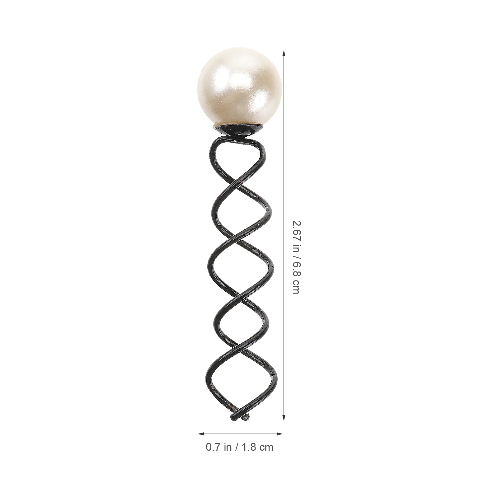 

10pcs Pearl Hairpin Clips Coil Spiral Ladies Bridal Women Hair Accessories Styling Haircare Prom Birthday Party Wedding