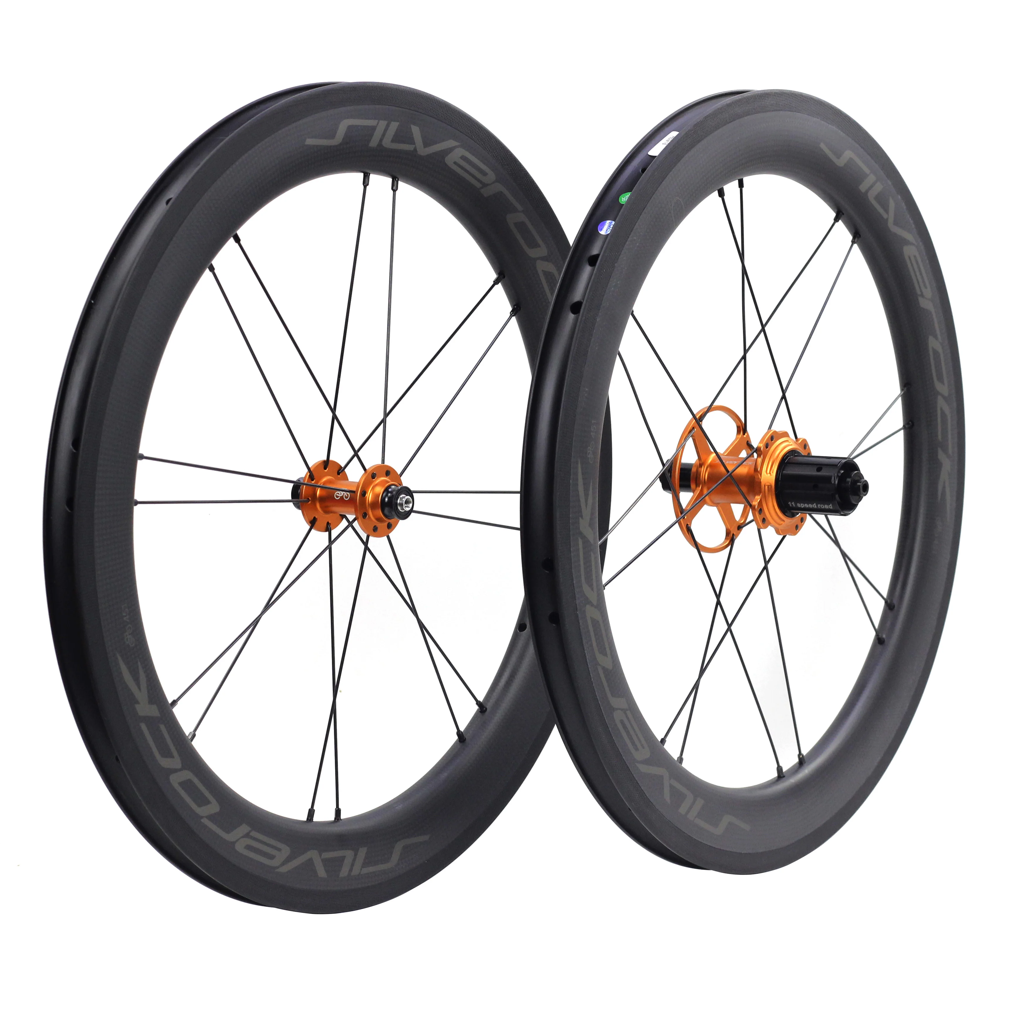 

Карбоновые колеса SILVEROCK SR50C, 20 дюймов, 451, обод, суппорт, тормоз, 50 мм для Minivelo P8 P18, складная велосипедная колесная пара Fnhon Blast