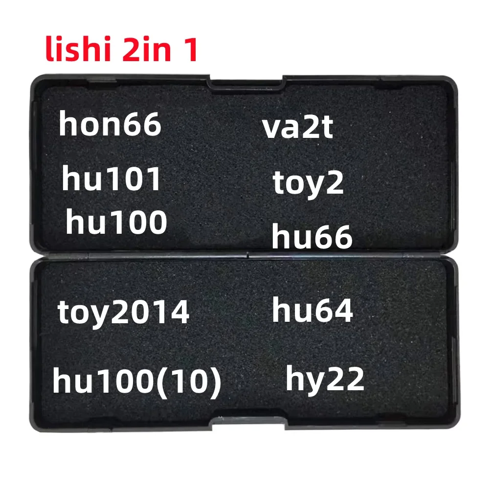 lishi 2 in 1 tool HU101 HU66 HU92 HU64 TOY2 VA2t TOY2014 HY22 HON66 HU100R HU100 HU100(10) HU87 HU83 after market lishi tools