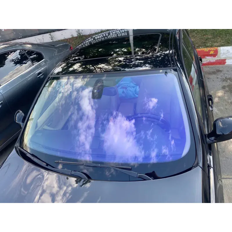 

1mx6m 80% chameleon film car window color chanage tint glass sticker solar decorative protective foils