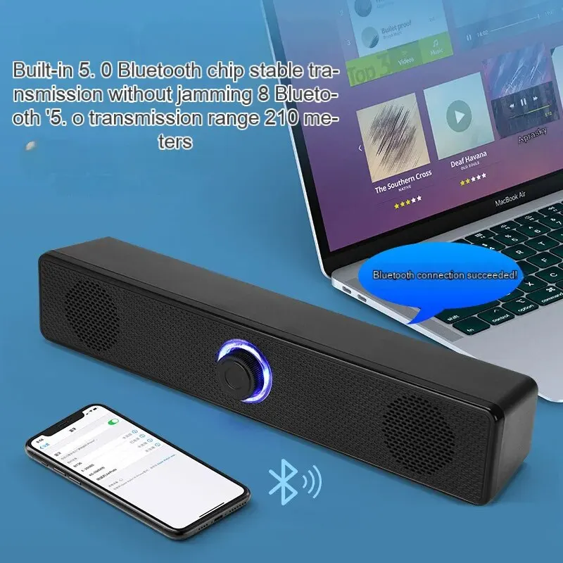 Computer Desktop High-quality Bluetooth Wired Dual-purpose High-volume Microphone Two-in-one Speaker