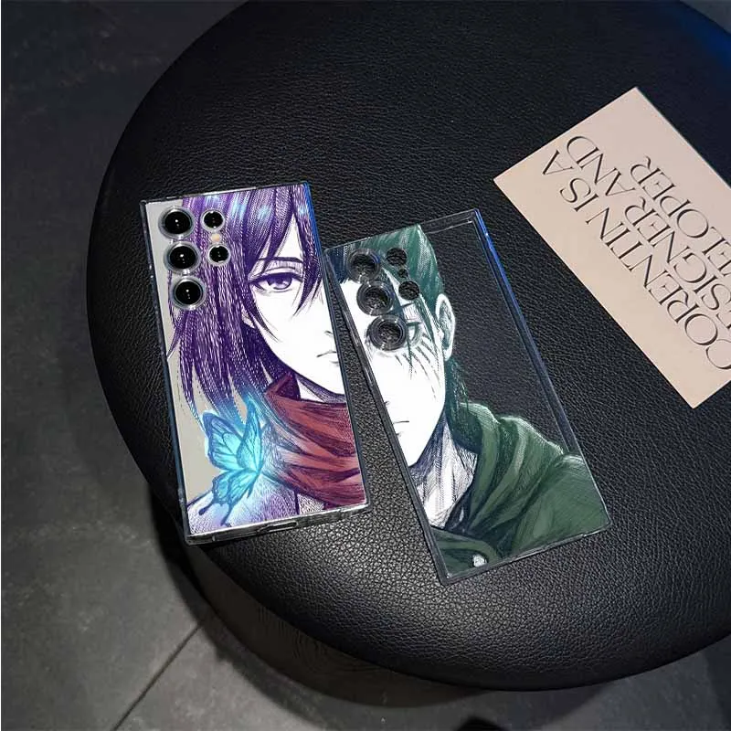 Attack on Titan Eren For Samsung A73 A72 A71 A57 A56 A55 A54 A53 A52 A51 A50 A37 A36 A35 A33 A32 A31 25 24 23 Cover Phone Case