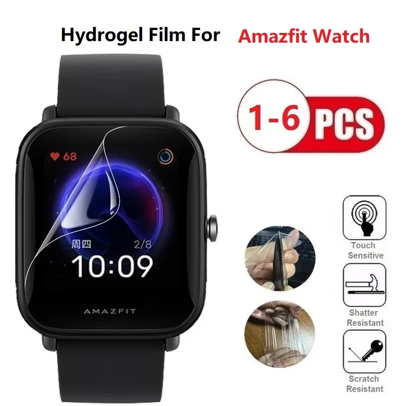 Watch Screen Protector Film For Amazfit GTS 4 Mini 3 Protective Film Not Glass For Amazfit GTS 2 Mini 2e Watch Soft Film Foil