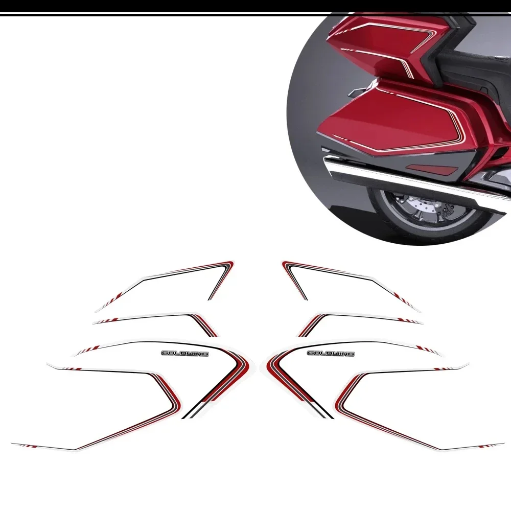 For HONDA Goldwing GL1800 GL 1800 Tour Trunk Luggage Cases Tank Pad Protection Stickers