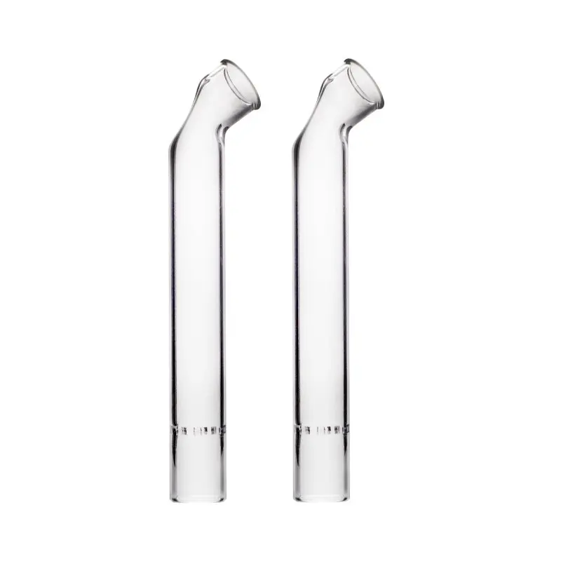 2pcs arizer Argo Stem glass tube Tipped Glass Aroma glass replacement 7cm Short Bent Curved