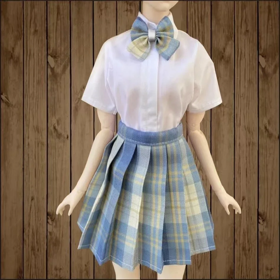 

Doll's Clothes Suit for 60/45/30cm Bjd Doll Short Sleeved Shirt+skirt Jk Set Toys Dress Up 1/3 1/4 1/6 Doll Accessories, No Doll