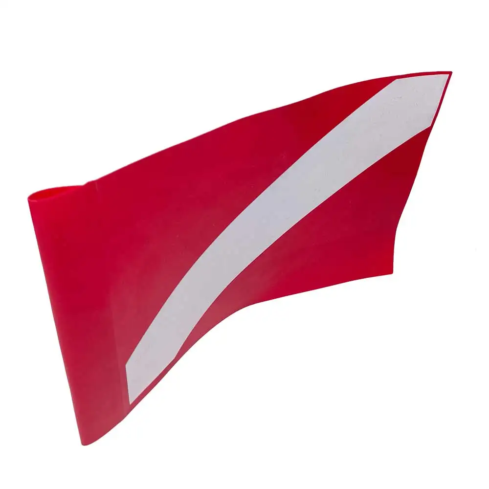 Waterproof PVC Alpha Flag Scuba Diving Flag International Divier Down Flag Surface Marker Flag Diving Flag Accessory