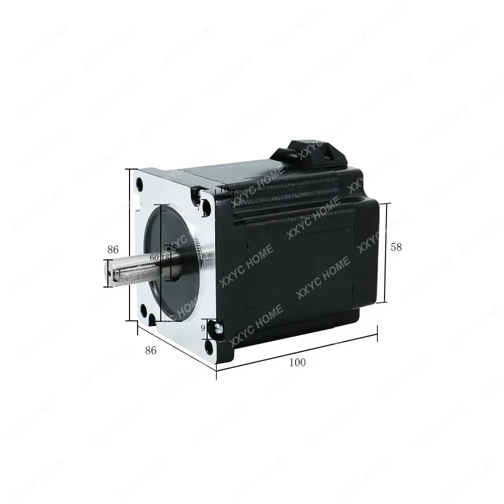 Nema34 86HS100 6.5Nm 5A 86X100mm Stepper Motor 4 Lead Engine With 14mm Single Dual Shaft For CNC Engraver Milling Machine