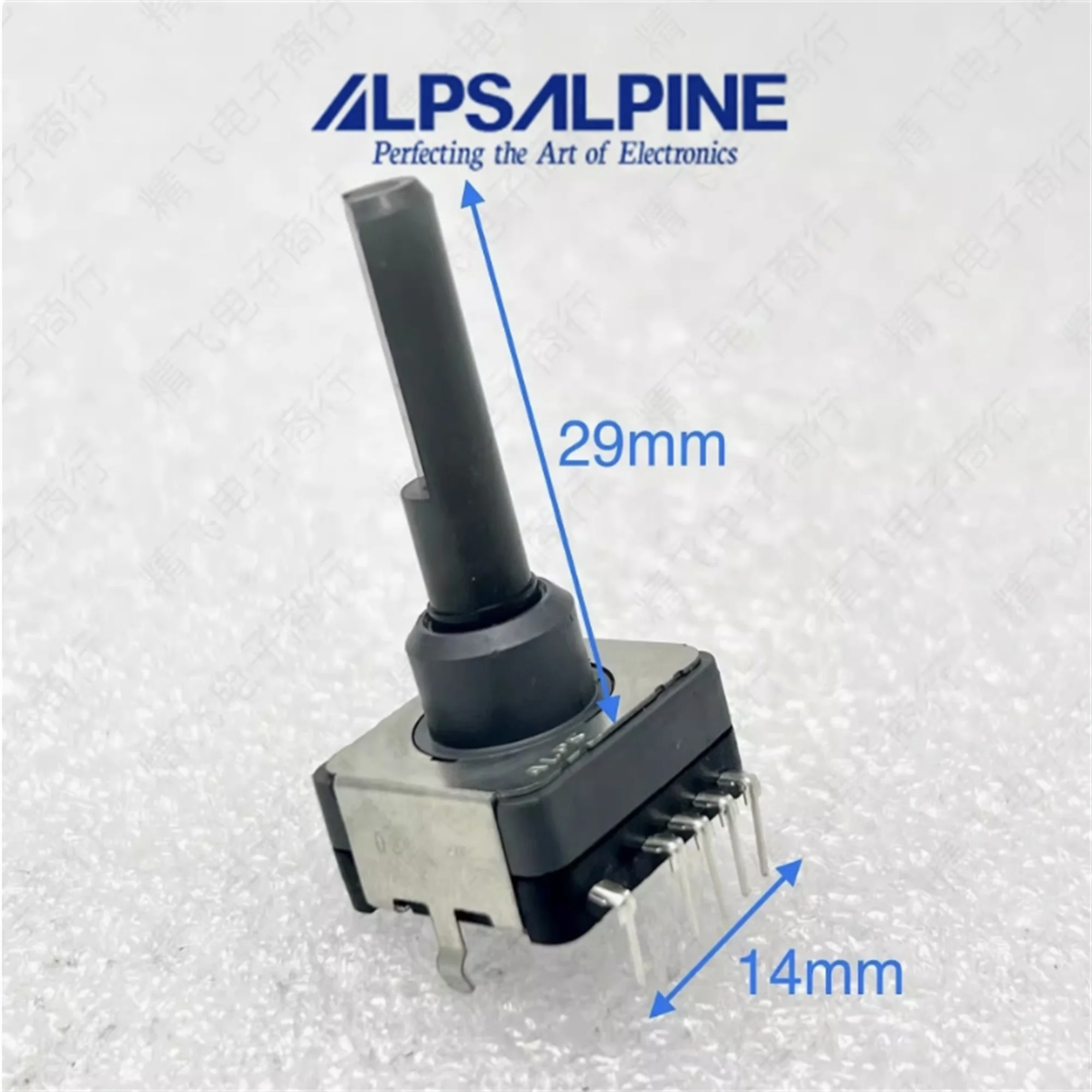 2 PCS ALPS EC18 Insulated Shaft Encoders 15 Positions Waterproof Shaft Length 30MM