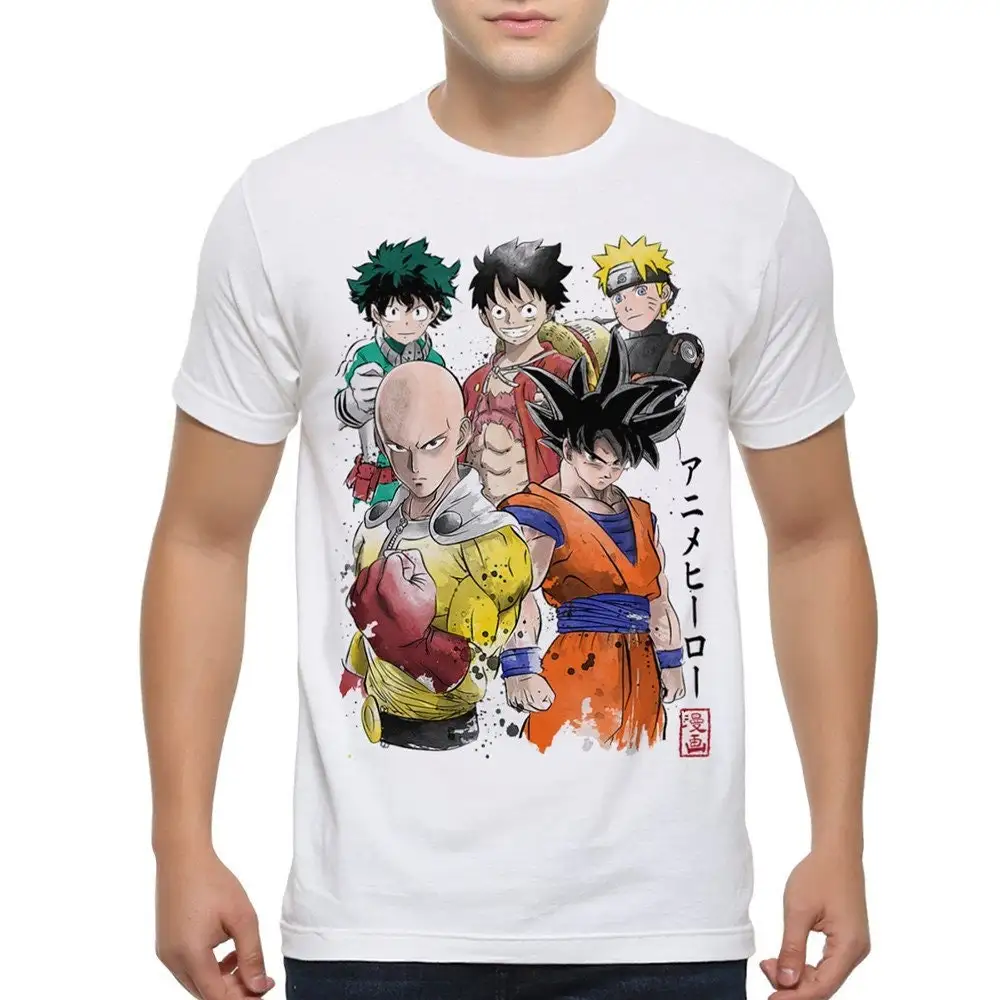 Anime Fighters Combo T Shirt  Sizes 100 Cotton ANI 098327