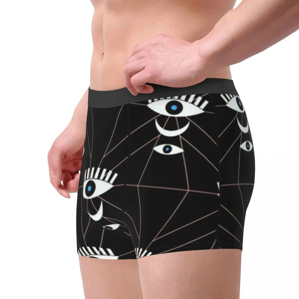 Boxer Men Underwear Male Panties Mystical Eye Horus Shorts Boxer Comfortable Shorts Homme