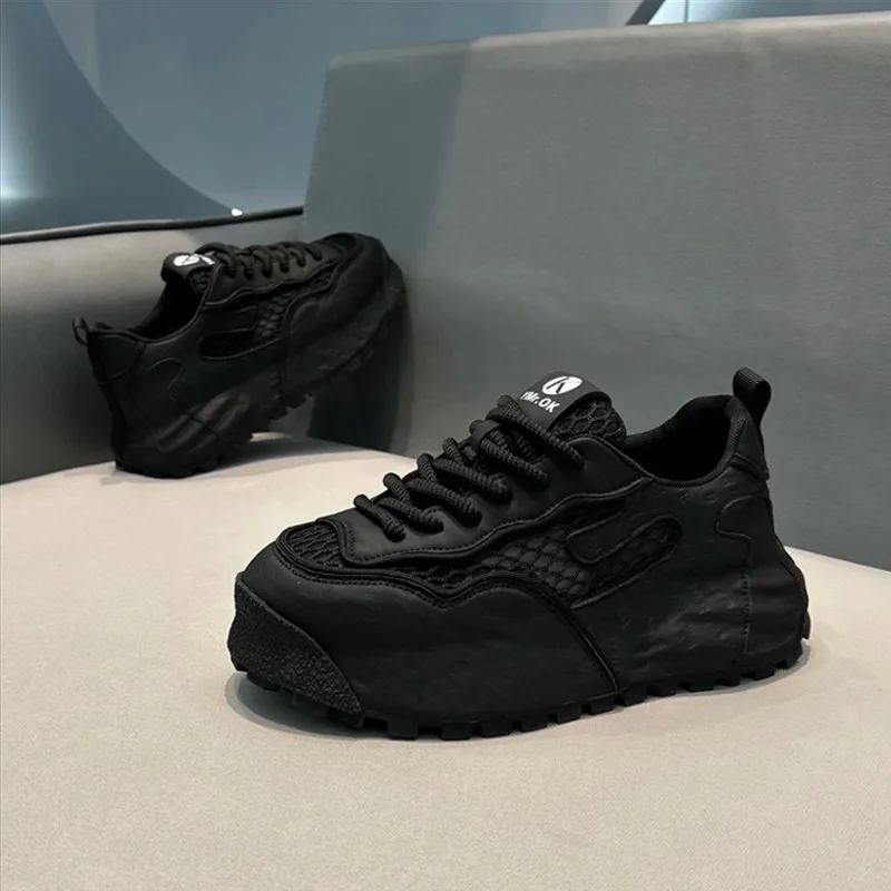 Brand Men's Shoes Fashion Chunky Sneakers New Mesh Breathable Casual Shoes Designer Platform Shoe Sports Running Shoes for Men