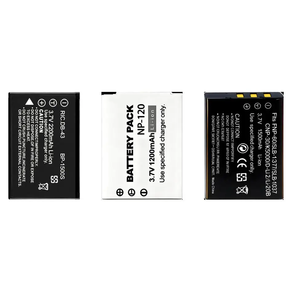 Долговечная батарея Fnp-60 NP-120 1200-2200 мАч для Fujifilm F10 F11 Finepix M603 F401 F410 F601 MX4 603 Zoom