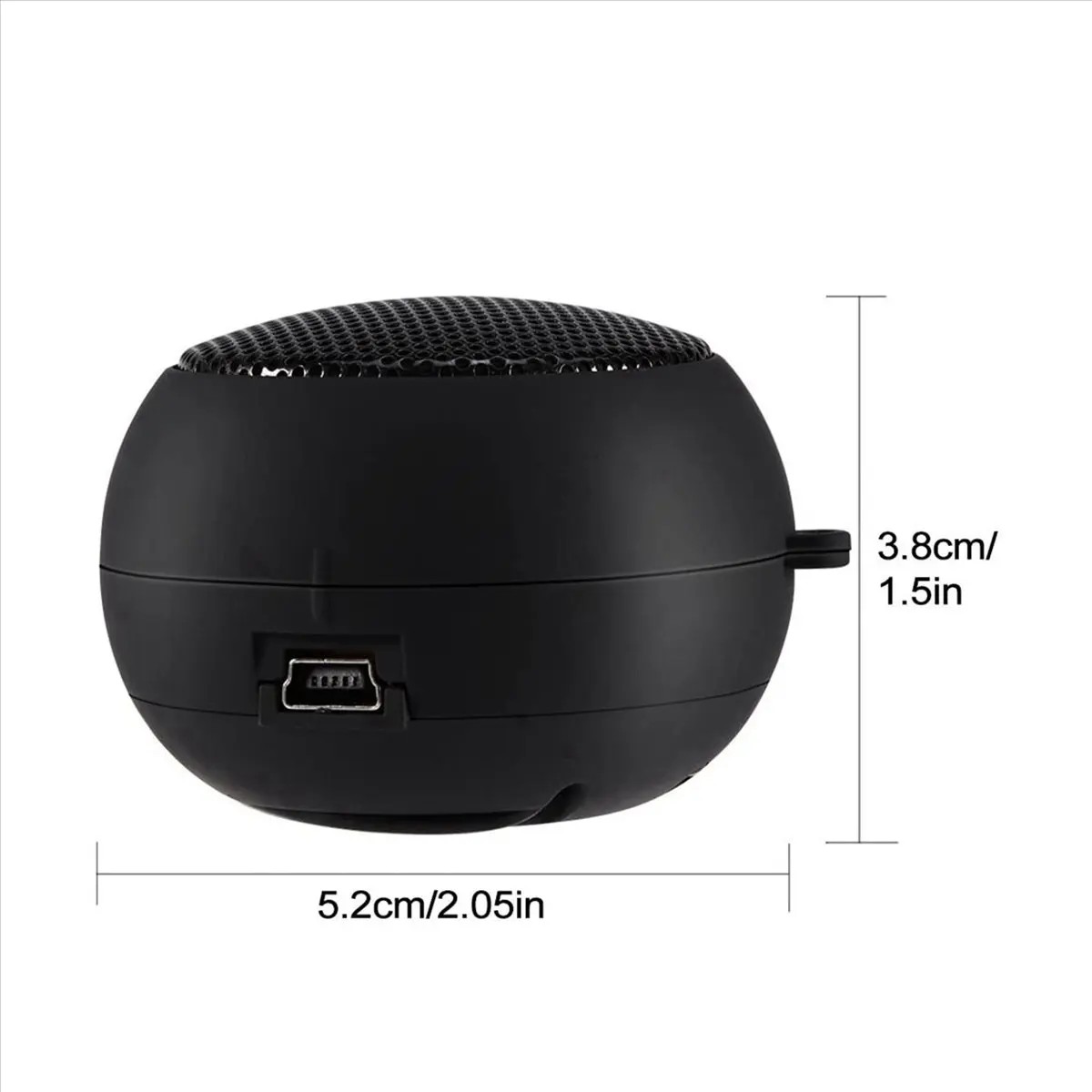 Reliable- 4X Mini Speaker Portable Rechargeable Travel Speaker with Aux Input Wired 3.5mm Headphone Jack