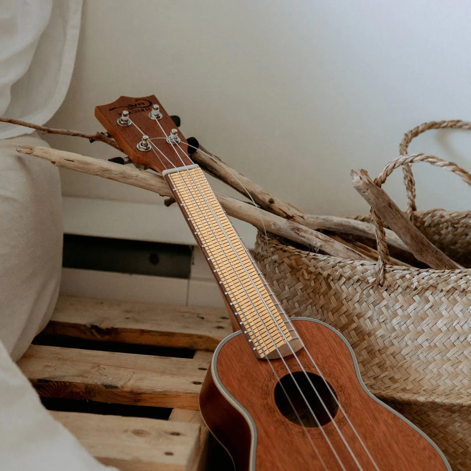 

8pcs Guitar Binding Purfling Strips Wooded Edging Decorative Accessory For Acoustic Classical Guitar Ukulele Bass Replacement