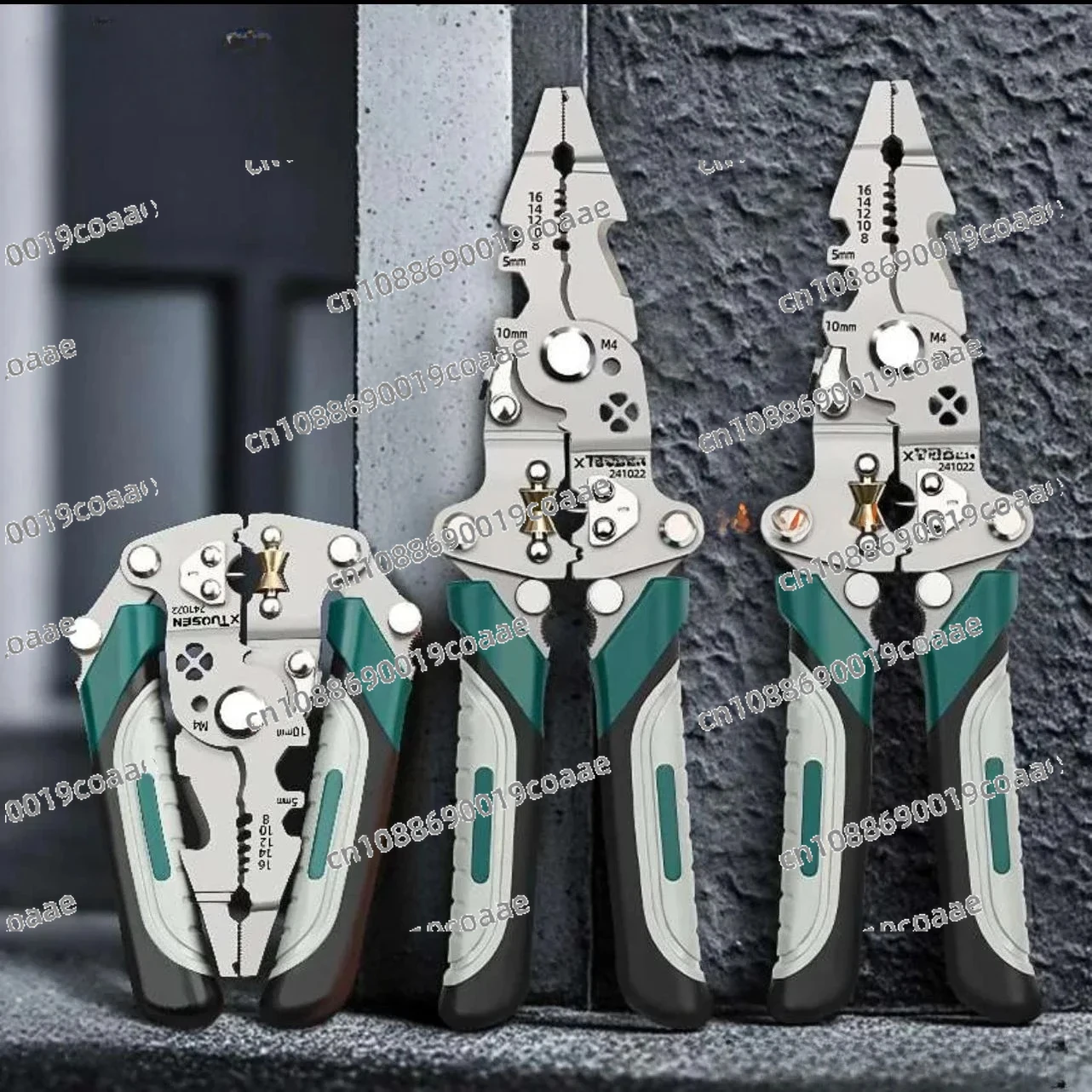 

Industrial Grade 12-in-1 Foldable Multifunctional Wire Strippers Can Be Screwed