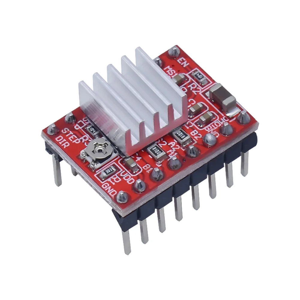 DRV8825 A4988 Stepper Motor Driver With Heat sink Carrier Reprap MKS GEN V1.4 board 3D Printer Parts StepStick