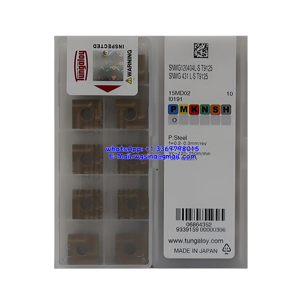 

100% Original SNMG SNMG12 SNMG1204 04 -L-S R-S TM TM(J) T9125 T9015 T9115 NS530 Turning Inserts