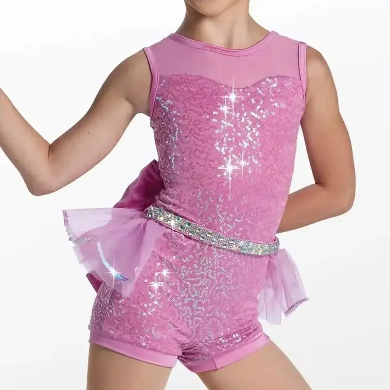 Robe de danse Jazz professionnelle pour femmes, Costume de spectacle, Style latin, vêtements de danse, nouvelle collection 2025