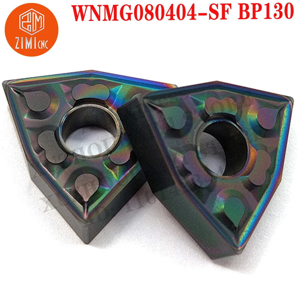 

WNMG080404-SF BP130 WNMG 080404 Cermet Turning Tools CNC Lathe Cutter Cutting Tools Metal Lathe Tools Blade mechanical Inserts